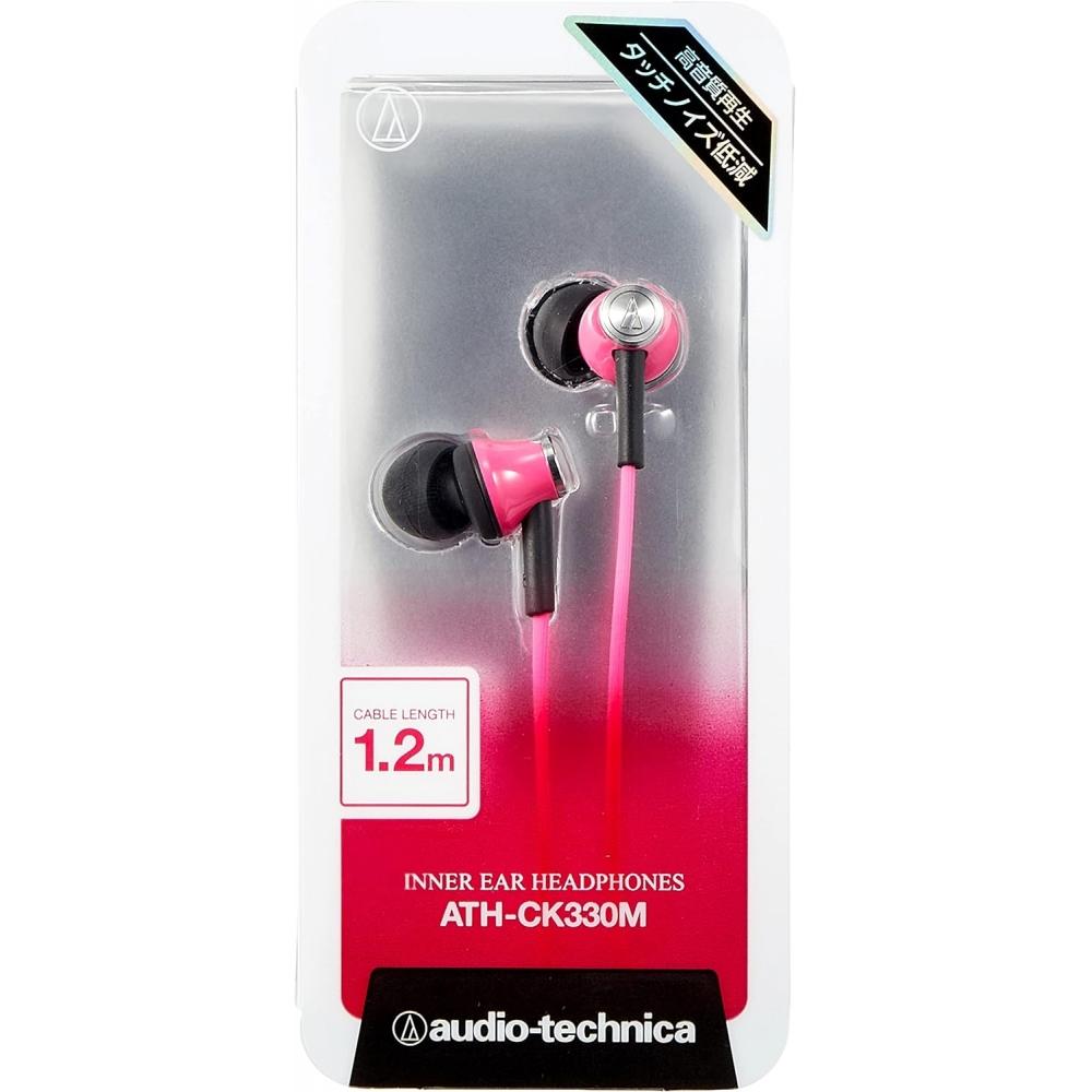 Audio Technica Audio Technica Наушники Pink Ath Ck330m Pk Single Pink Без пульта дистанционного управления