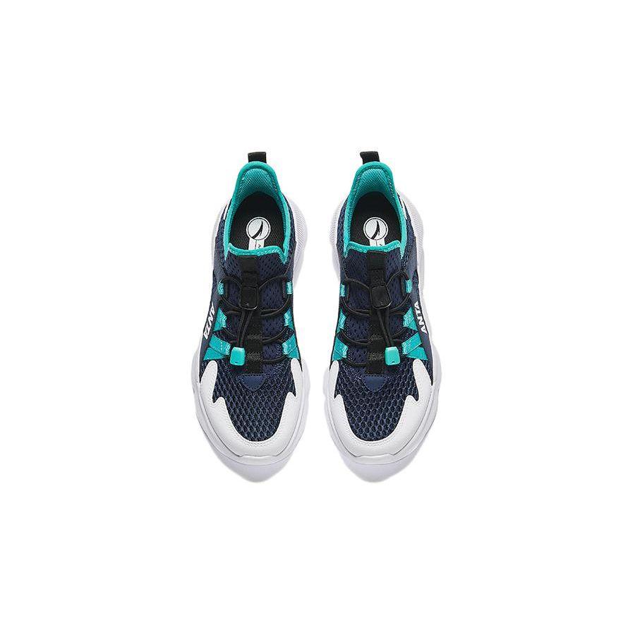 Anta Модная универсальная дышащая детская повседневная обувь детские кроссовки новые чернильно-синие A312428862-6