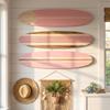 3PCS Ocean Surfboard Wall Hanging Hawaiian Style Beach Surfboard Sign  Festival Decor