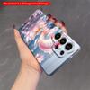 2DFlat Samsung phone case Glowing Koi Fish on Lotus Bloom Applicable to Galaxy S22 S23 S24 S25ULTRA S26 A12 A13 A14 A15 A16