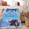 Фланелевое одеяло «Принцесса льда и снега», легкое одеяло, одеяло для сна, одеяло для дивана, дорожное одеяло для взрослых и детей.