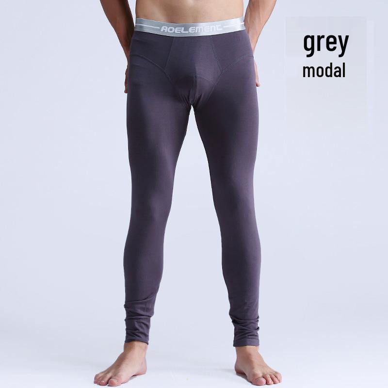 Мужские облегающие тонкие теплые леггинсы на осень и зиму