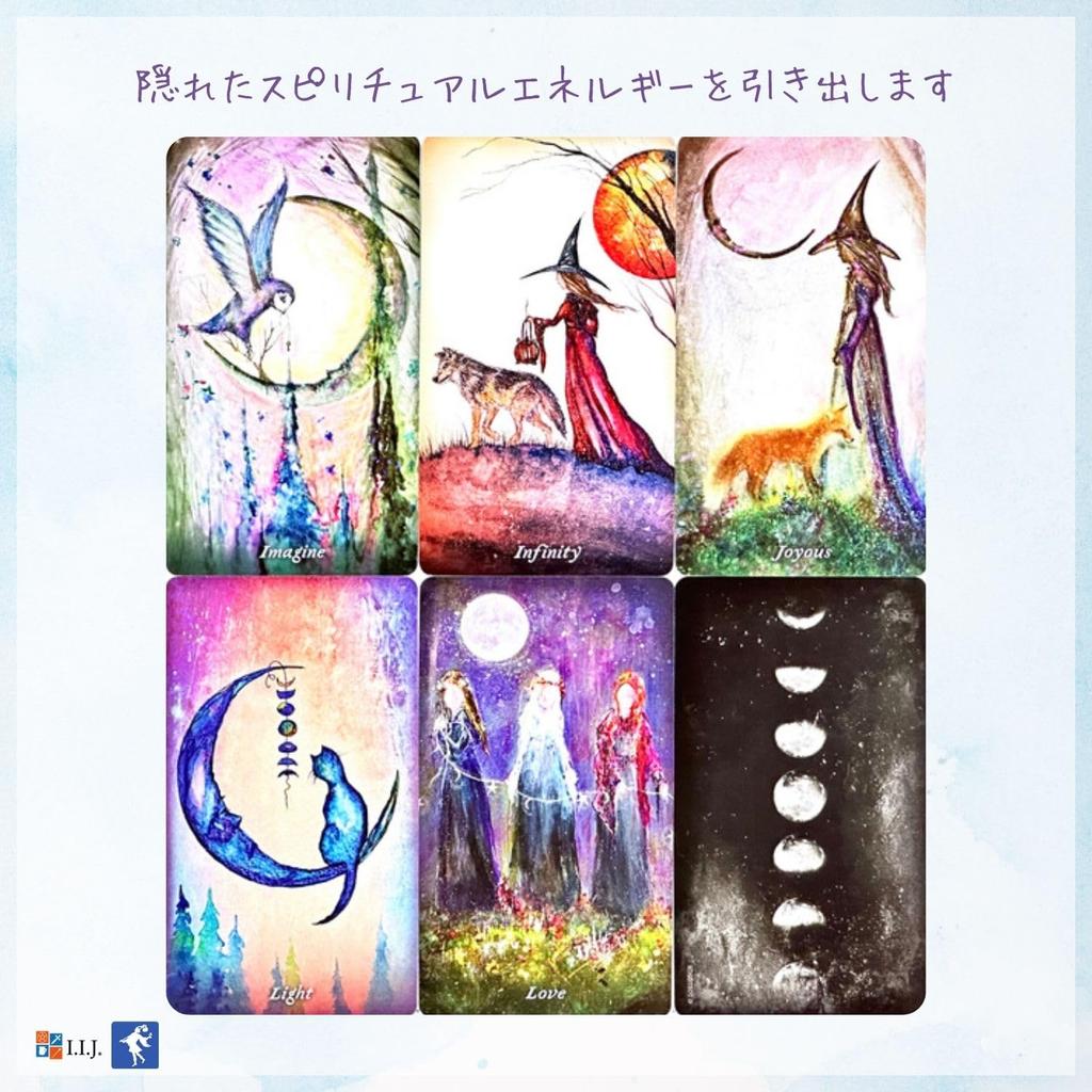 Оракул Карта Английская Аффирмация Гадание Души Духи Луна IIJ [Земной и Оракул] [Подлинный]