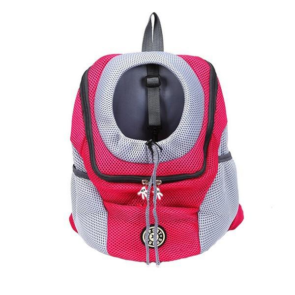 Новое улучшение Высокое качество Переноска для домашних животных Собачий рюкзак Сумка Портативная Дорожная Сумка через плечо Двойная Сумка для домашних животных Собачья Передняя сумка Сетка Для прогулок на природе С вырезом для головы.