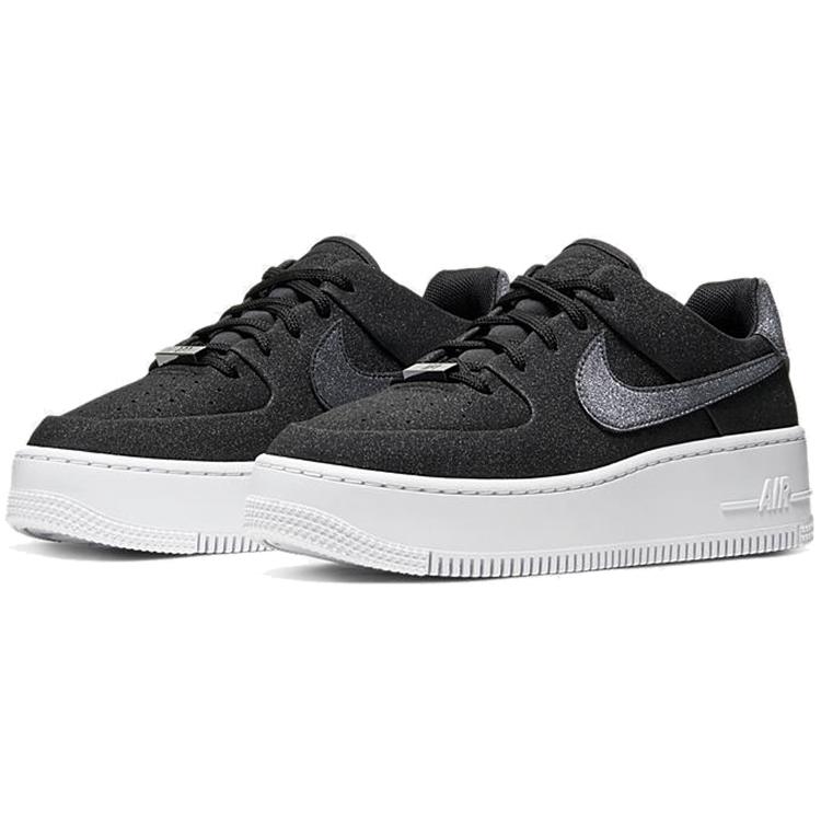 Nike Air Force 1 Sage Low Lx 'Черно-белый' Женские CQ7510-001
