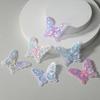 10Pcs Double-layer Sequins Butterfly Embroidered Patches Bridal Hair Accessories