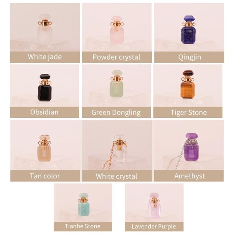 Кулон-флакон для диффузора масла, ожерелье-чокер из нержавеющей стали для женщин, регулируемая длина