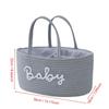 Cotton Rope Storage Basket Portable Cosmetics Storage Durable Baby Nappy Organiser  for Newborn