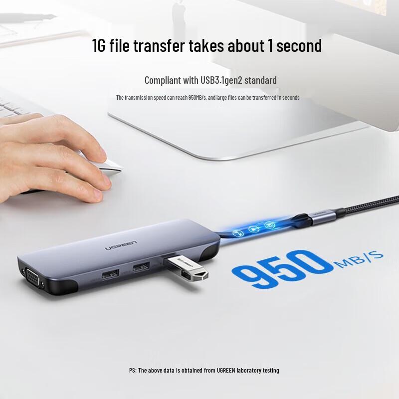 Удлинительный кабель USB-C Ugreen US372
