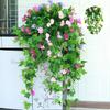 Practical Wall Hanging Fake Plant Eco-friendly Faux Silk Flower Beautiful