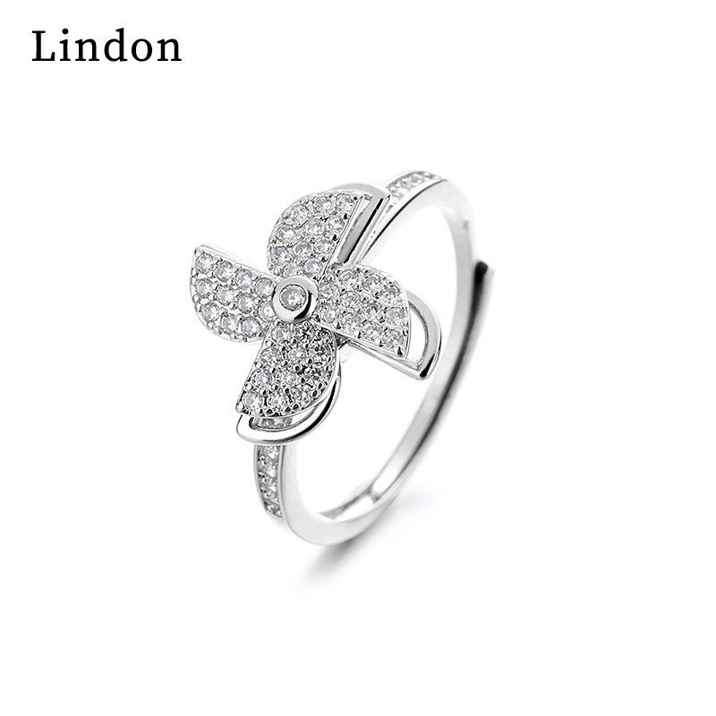 Классическое кольцо Lindon из медного сплава с цирконием, женские ювелирные изделия, свадебный подарок для вечеринки