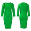 Women's Autumn and Winter Dress Temperament Elegant Office Plus Size Dresses