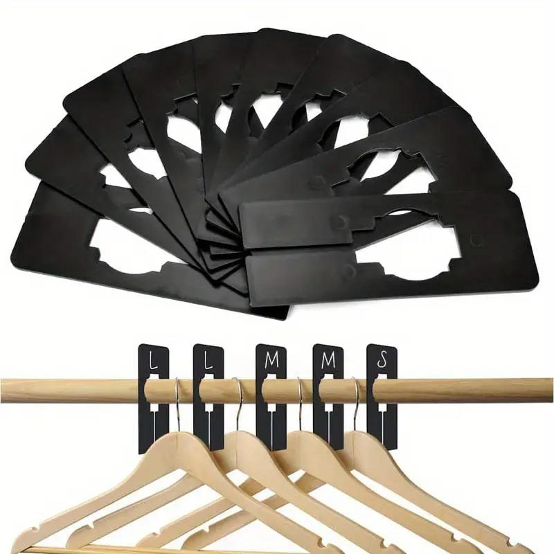 Прямоугольные разделители для вешалок для одежды Разделители для шкафов Разделители для вешалок с возможностью записи