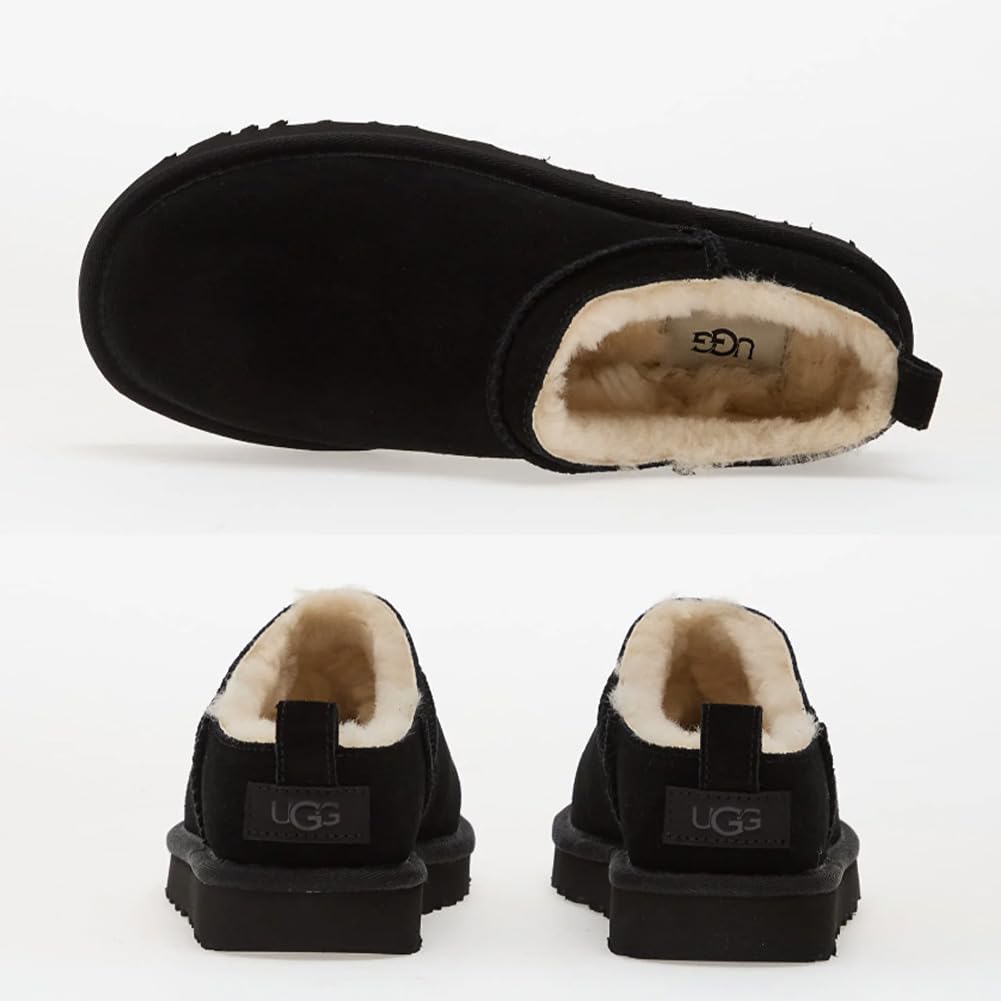 [UGG] Сандалии на меху Классические Микро Черные 23 см [Параллельный импорт]