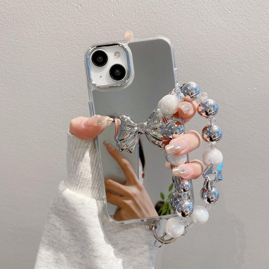 Acrylic Mirror Suitable for Apple 15promax Protective Case Love Iphone13 16 Mobile Phone Case 14 Girl
