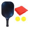 Pickleball Paddles Set Fashionable Carbon Fiber Lightweight Pickleball Rackets with 2 Balls and