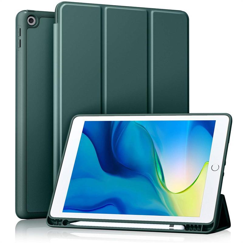 Защитный чехол для iPad 10,9" с гнездом для стилуса: Совместимо с Air 11, Pro 13, Soft Shell для iPad 10.2, соответствует цвету