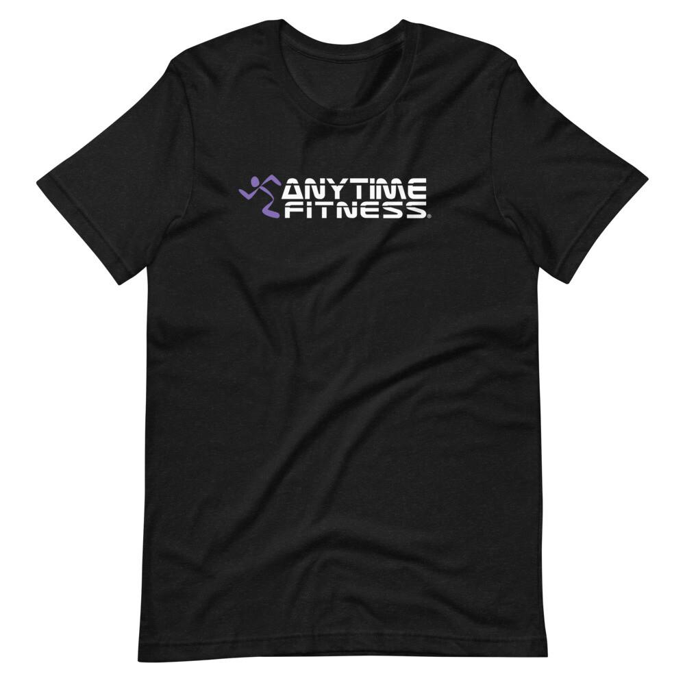 Мужская черная футболка с коротким рукавом Anytime Fitness