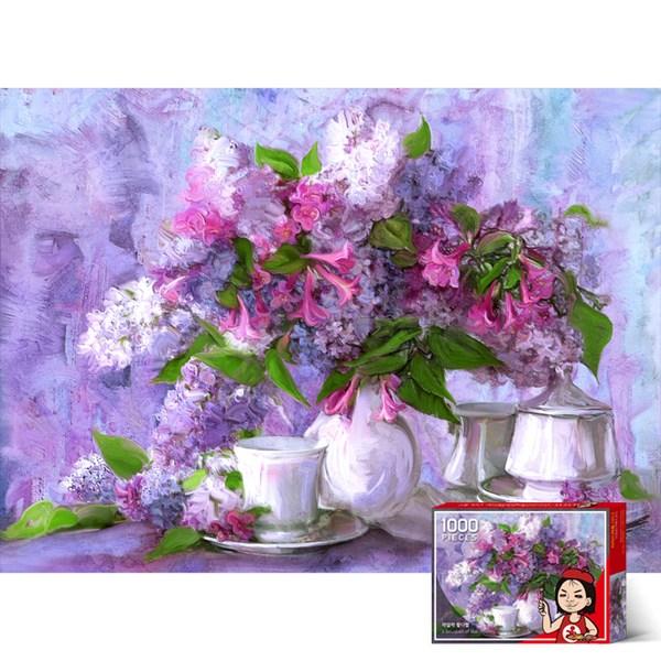 Пазл Букет сирени PG1012, 1000 деталей, разные цвета Пазл, Детские игры, Развивающие игрушки
