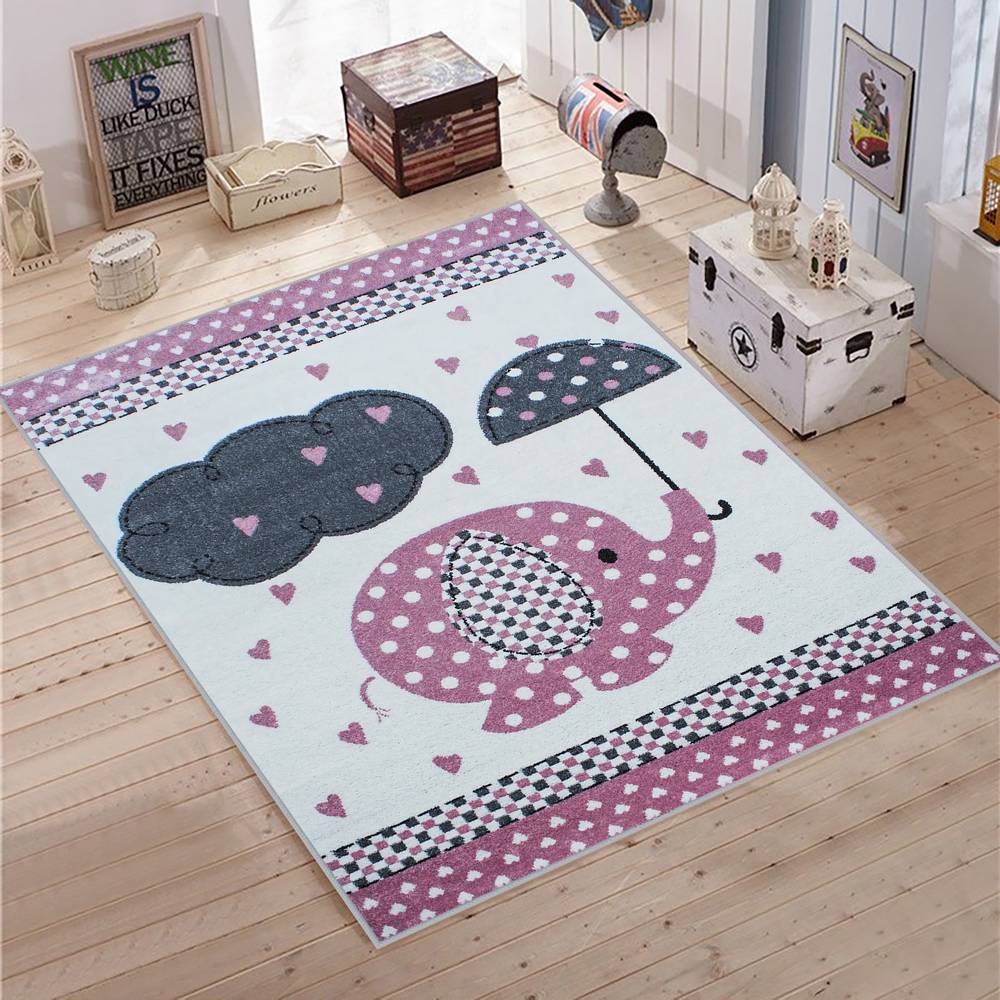 Mosimoso Home C018 Digital Print Dot Sole Children's Room Carpet Play Mat