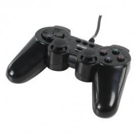 Геймпад - PS2 - Черный - Проводной - Вибрация - Картон