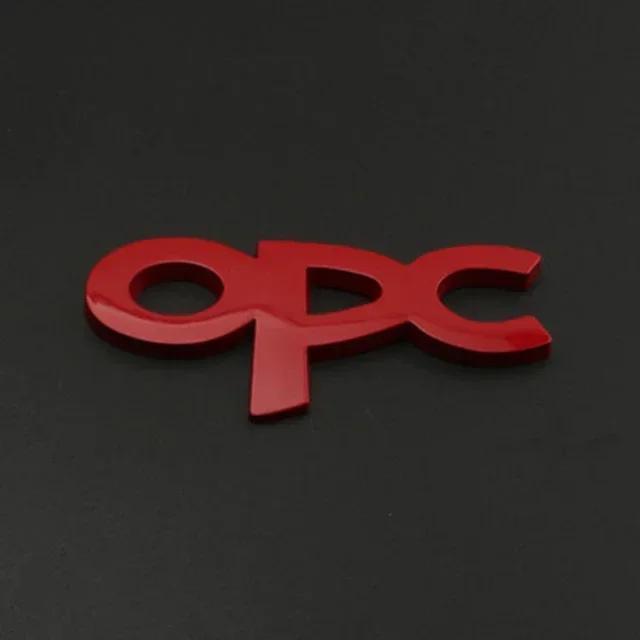 ABAC1 3D Metal Logo OPC Line Emblem Astra Zafira Antara Combo Corsa Meriva Insignia R Aglia Mokka X Accessories