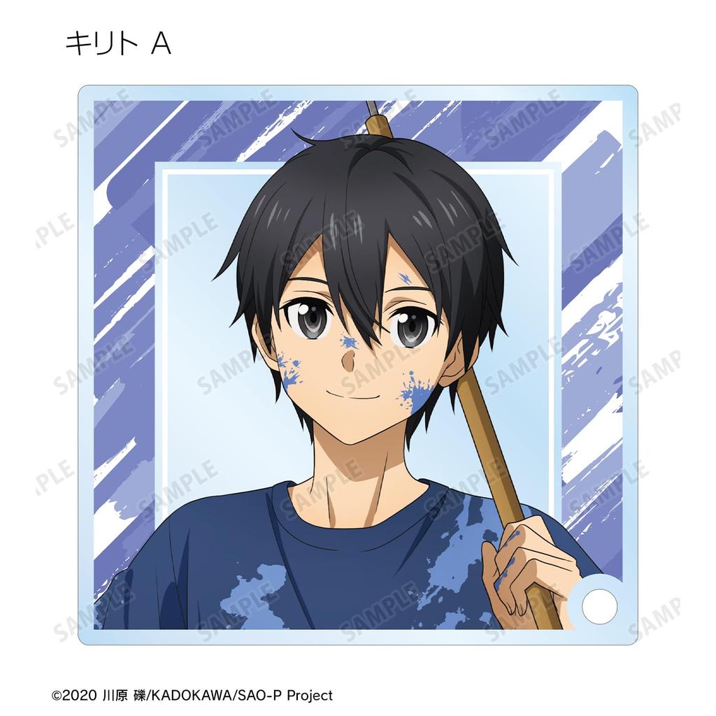 Sword Art Online Оригинальная раскраска Стиль Торговая акриловая подставка Панель Коробка из 12 шт. Вер.