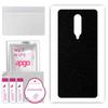 apgo Protective Skin Sticker for the Back Compatible with OnePlus 8 5G UW, Wrap Film, Foil, Vinyl - Pattern Matte Black