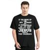 Jesus Dropped The Charges Print T Shit Funny Men's Clothing Oversized T-shirt O-neck Cotton Tshirt New Fashion Streetwear Tops