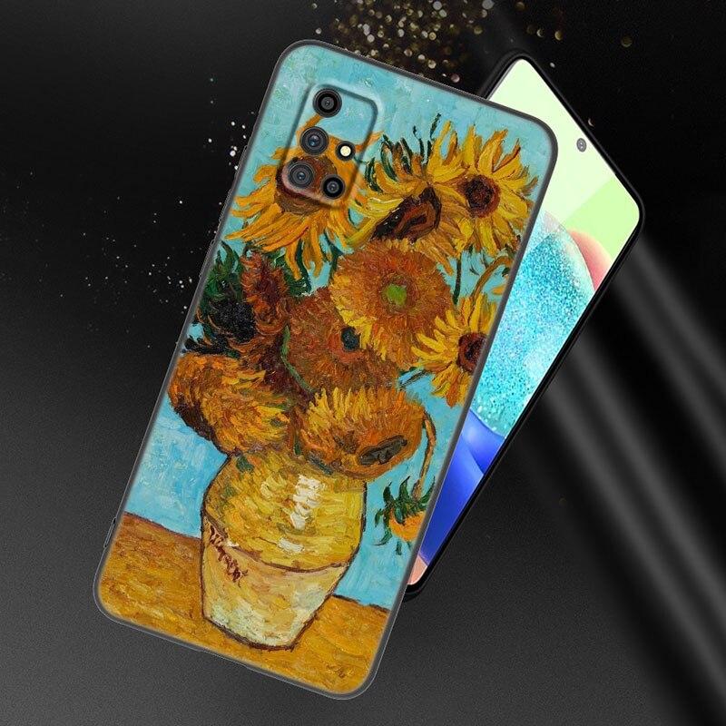 Чехол для телефона с масляной живописью Ван Гога для Samsung Galaxy A21 A30 A50 A52 S A13 A22 A32 A33 A53 A73 5G A11 A12 A31 A51 A70 A71 A72