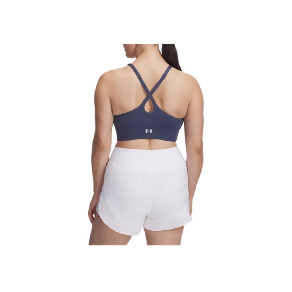 Under Armour Vanish Бесшовный Низкий Комфортный Модный Трендовый Минималистичный Бюстгальтер Женский бюстгальтер 1384417-044