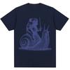 Funny Medieval Pug Knight Riding Snail Meme Graphic TShirt  Unisex 90s Vintage Trendy Oversized 100 Cotton Casual Tshirts