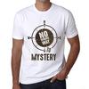 Мужская винтажная футболка с рисунком No Wrong Way Mystery White