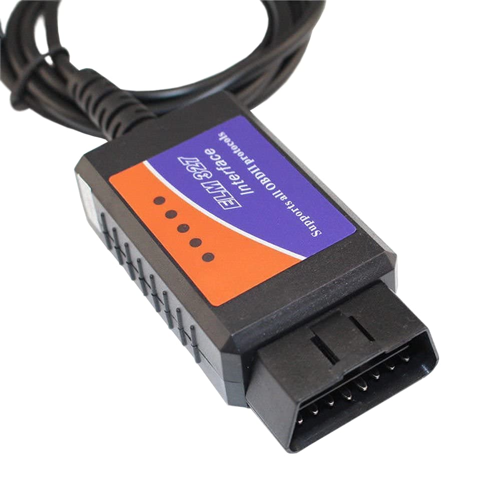 Диагностический кабель USB ELM327 OBD-II премиум-класса.