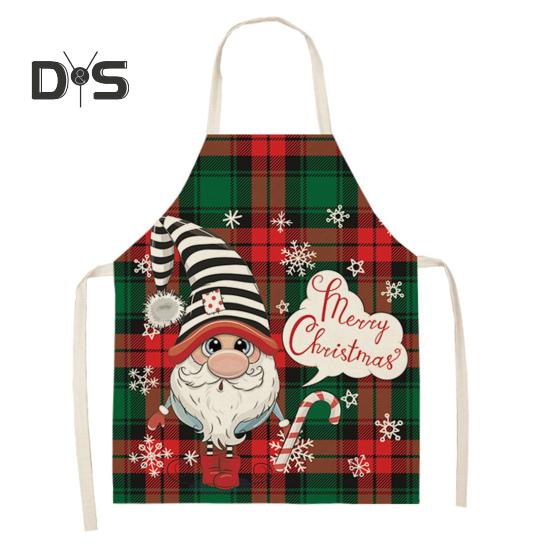 Полиэстеровый нагрудник для приготовления пищи, маслостойкий, практичный, забавный, с мультяшным рисунком, для рождественской вечеринки