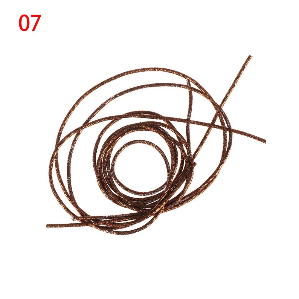 DIY Серебряная Металлическая Проволока Золотая Нить Вышивка Золотой Французский Шелк Индийская Проволока Диаметр 1,0 мм Круглая Блестящая Шелковая Швейные Рукодельные Аксессуары