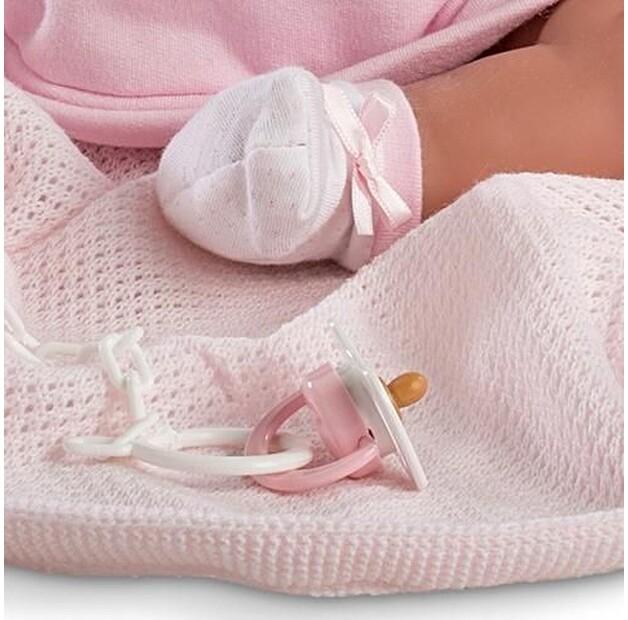 Кукла Llorens Olivia Смеющаяся в розовой пижаме