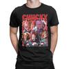 Halloween Chucky Horror Movie T-Shirts for Men  Funny Cotton Tees Crew Neck Short Sleeve T Shirts Printed Clothes