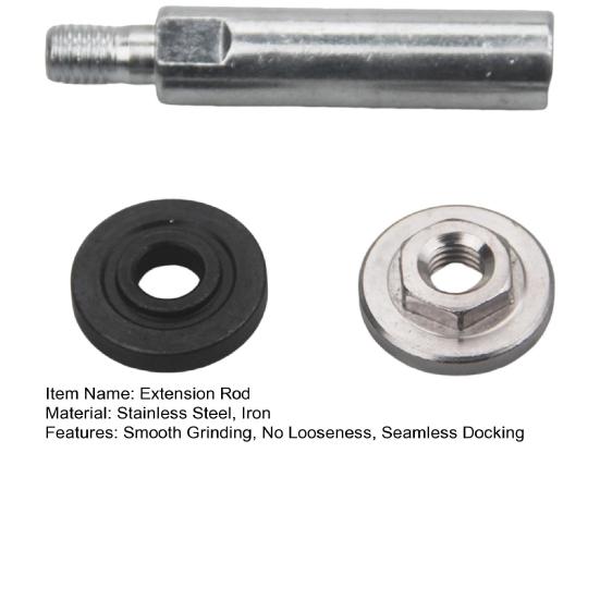 1 комплект, удлинительный стержень для угловой шлифовальной машины, бесшовная стыковка, прецизионная замена резьбы, модель 100, соединительный стержень для полировки, товары для дома