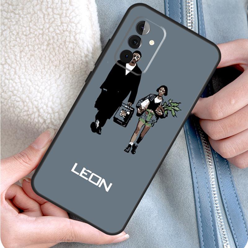 Чехол для телефона Leon The Professional для Samsung Galaxy A54 A34 A14 A15 A25 A35 A55 A53 A33 A13 A52 A32 A12 A51 A71