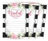 Inkdotpot 30A FloralA Fill-In Style Bridal Shower Invitations Wedding Blank