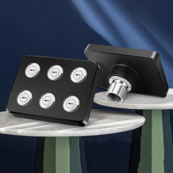 Душевая головка с высоким давлением, небольшая струя, низкое давление, гладкая поверхность, душевая головка