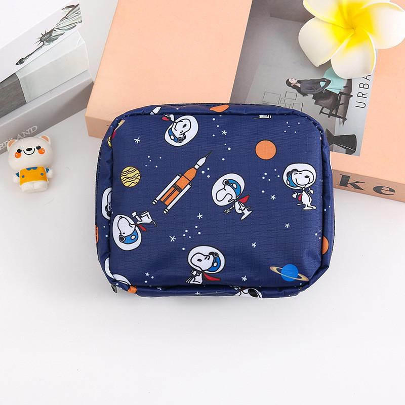 Snoopy Doraemon Hello Kitty Cinnamoroll Pattern Portable Makeup Storage Bag For Girls And Travel