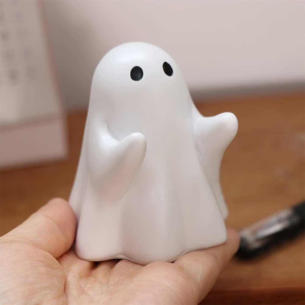 Funny Ghost Pen Holder Creative Little Ghost Statue Crafts Halloween Ghost Figurine Stationery