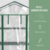 Foil Mini Greenhouse Cold Frame, 4 Shelves, 69 x 50 x 165 cm, Transparent