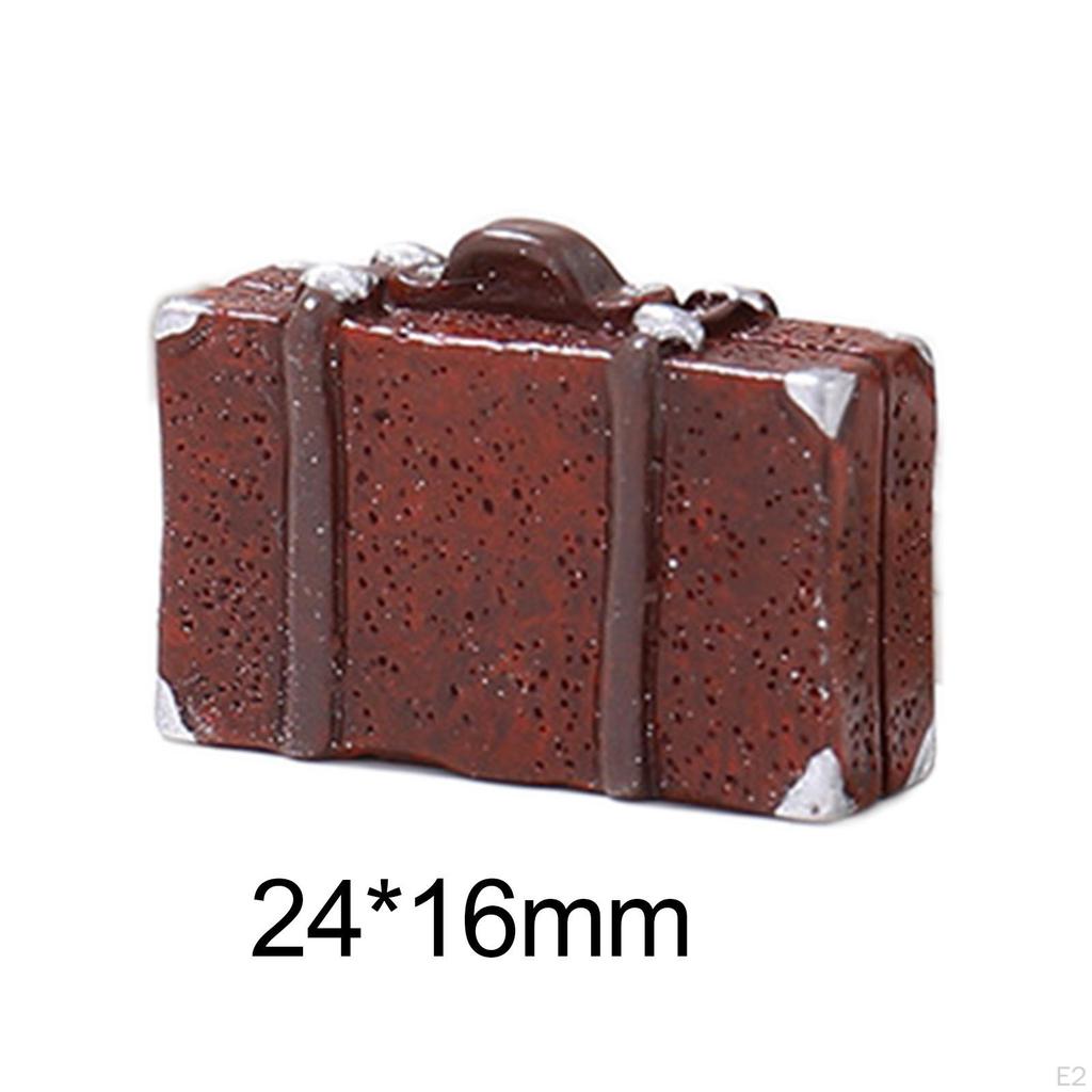 Мини-кукольный домик, мебель, аксессуары, чемодан, яркий винтаж, ролевые игры