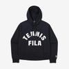 Fila Худи с надписью из смесового хлопка