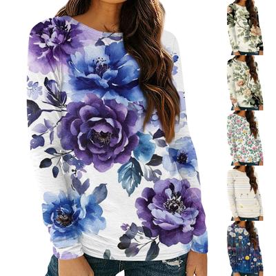 Женские рубашки с длинным рукавом и круглым вырезом, базовая футболка, повседневный топ, модные осенние наряды, приталенные футболки