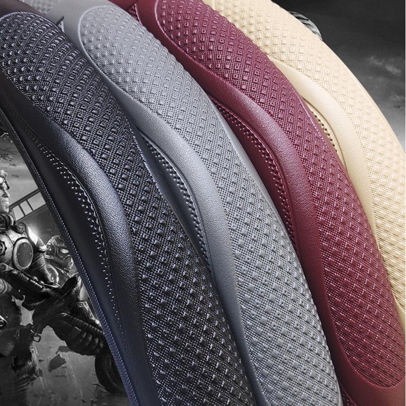 Новый противоскользящий чехол на руль, оплетка на чехол на руль Cubre Volante, дышащий чехол на руль, автомобильный аксессуар