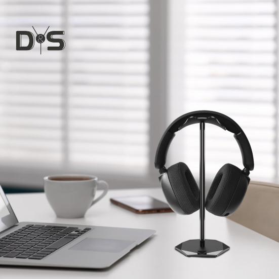 Подставка для игровой гарнитуры, настольный органайзер с противоскользящим основанием, изогнутая конструкция, высокая устойчивость, универсальный кронштейн для дисплея наушников